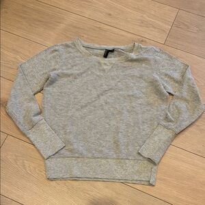 Cynthia Rowley Light Gray Mesh Top